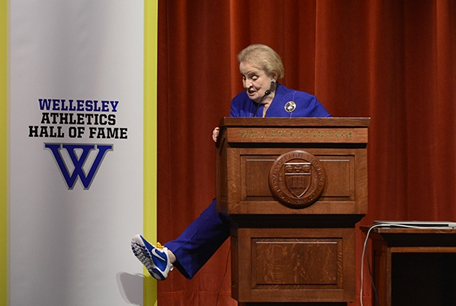Madeleine K. Albright ’59 and Hockey Star Angela Ruggiero Announce Launch of Hall of Fame and First Class of Inductees
