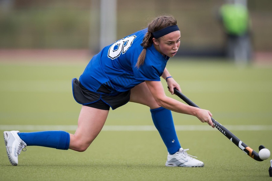 Maggie King scored one goal for the Blue.