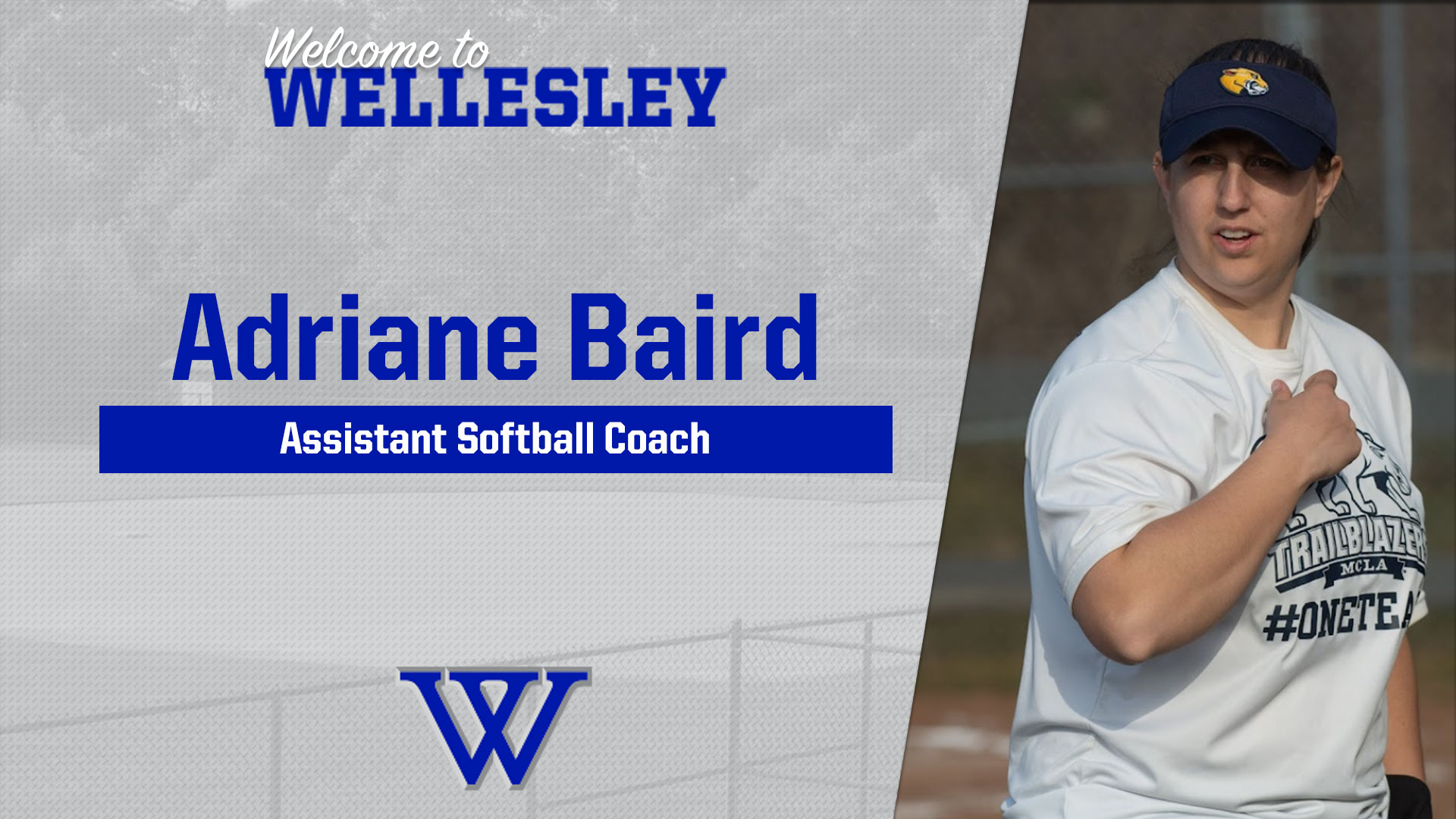 Adriane Baird joins Wellesley College as an Assistant Softball Coach