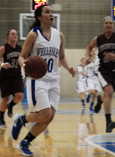 Wellesley Basketball Holds Off Late Charge from Clark