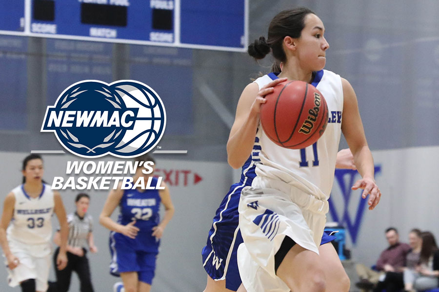 Caitlin Aguirre averaged 12.7 PPG during the 2017-18 season, good for seventh in the NEWMAC (Miranda Yang).