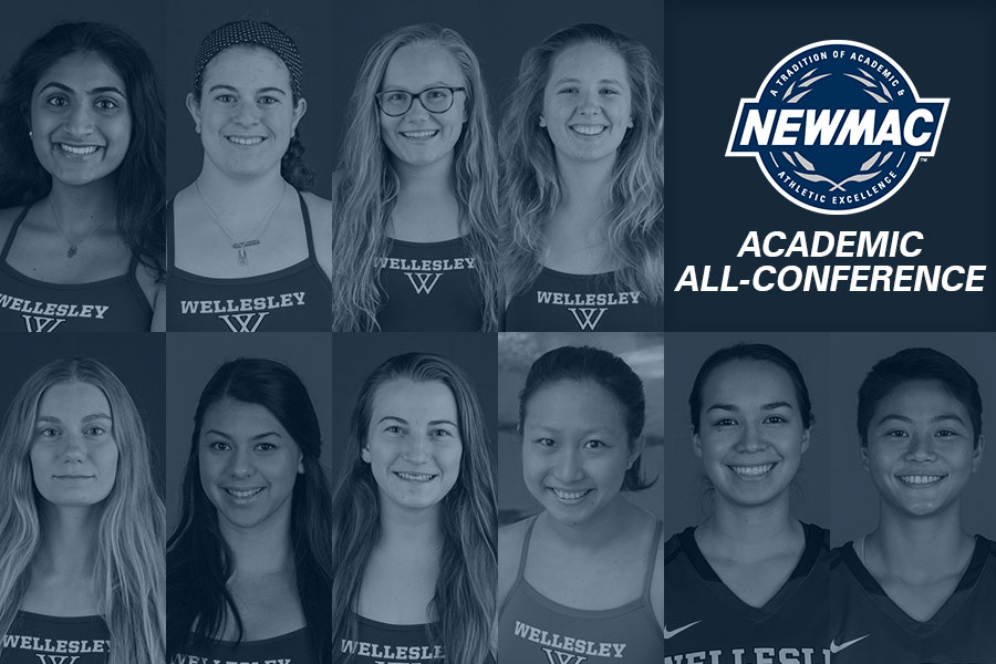 10 student-athletes representing the Blue basketball and swimming & diving teams earned Academic All-Conference accolades.