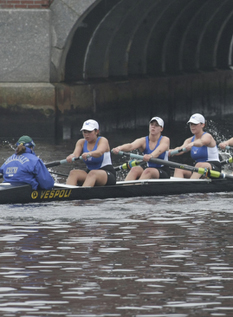 Blue Crew Sweeps Tufts on Malden River