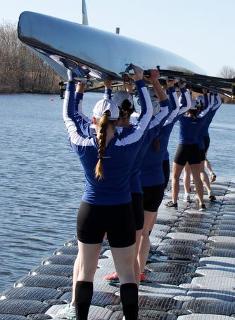 Wellesley Crew Races at Lake Quinsigamond on Sunday