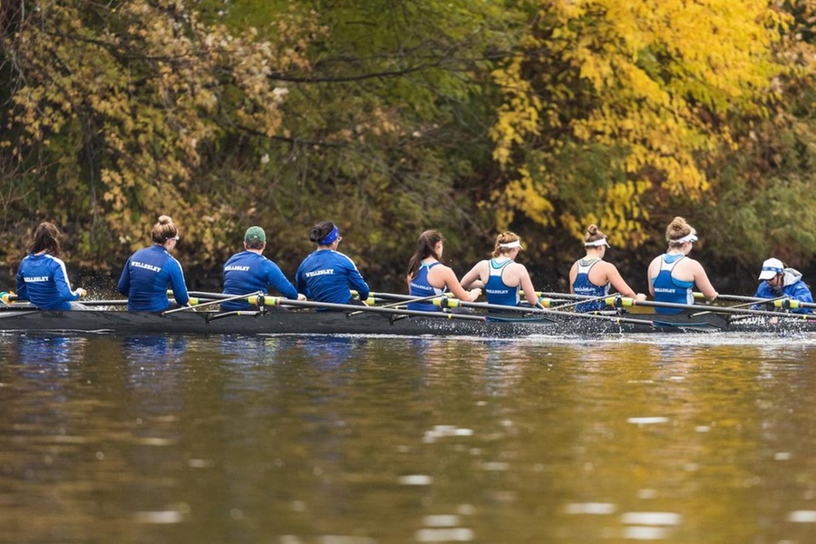 All five teams in Sunday's regatta are currently ranked in the CRCA/DIII Coaches Poll (Frank Poulin).
