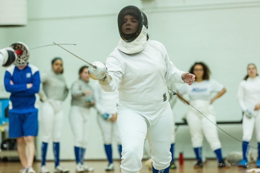 Wellesley fencing had a strong showing at their first NFC meet of the year, going 3-3 overall (Frank Poulin).