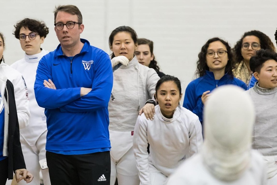Charlton, Blue Fencing Coaches Earn NFC Coaching Staff of the Year Honors
