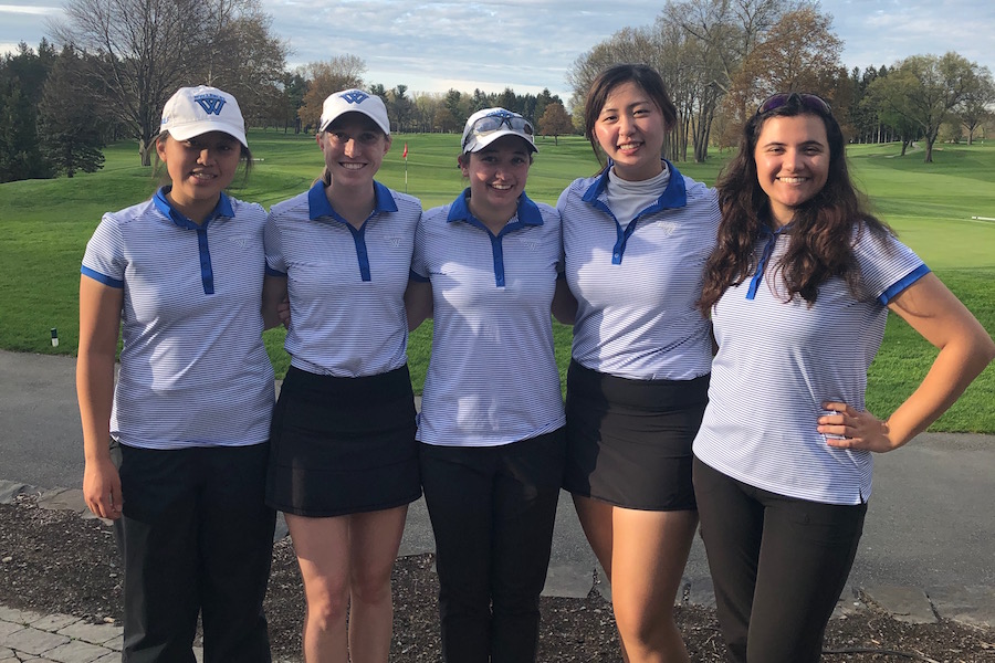 A program record four Blue Golfers finished in the top-ten To earn all-conference honors.