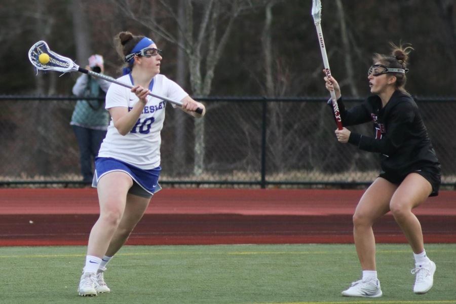 Dacia Persky led the Blue with five goals in their victory over Emerson (Miranda Yang)