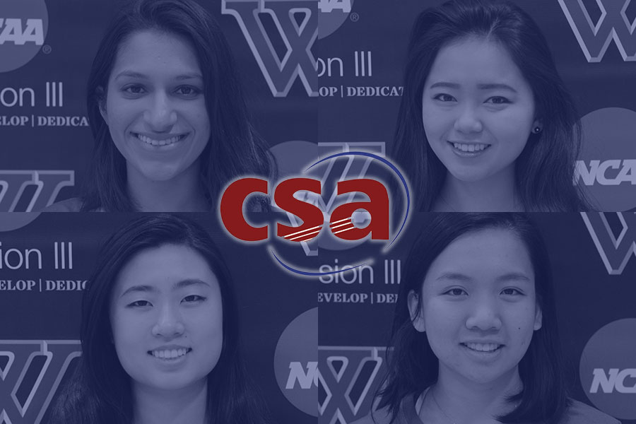 Four From Wellesley Squash Named 2016-17 CSA Scholar Athletes