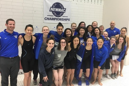 Blue Swim & Dive Takes 5th at NEWMACs; Sticco-Ivins Named Diver of the Meet