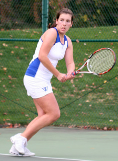 Blue Tennis Falls at to #5 Tufts