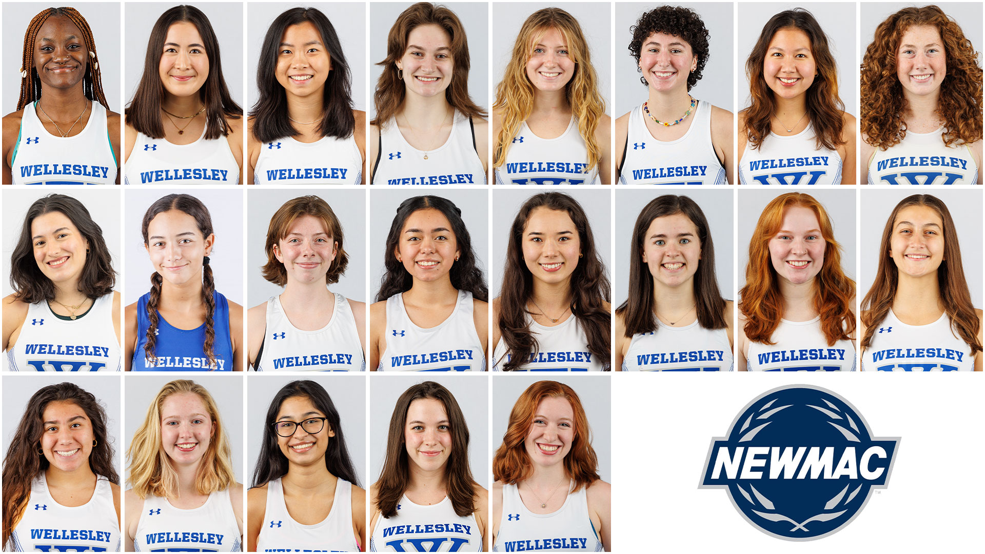 21 members of Wellesley track & field have been named to the Academic All-Conference Team (Frank Poulin)