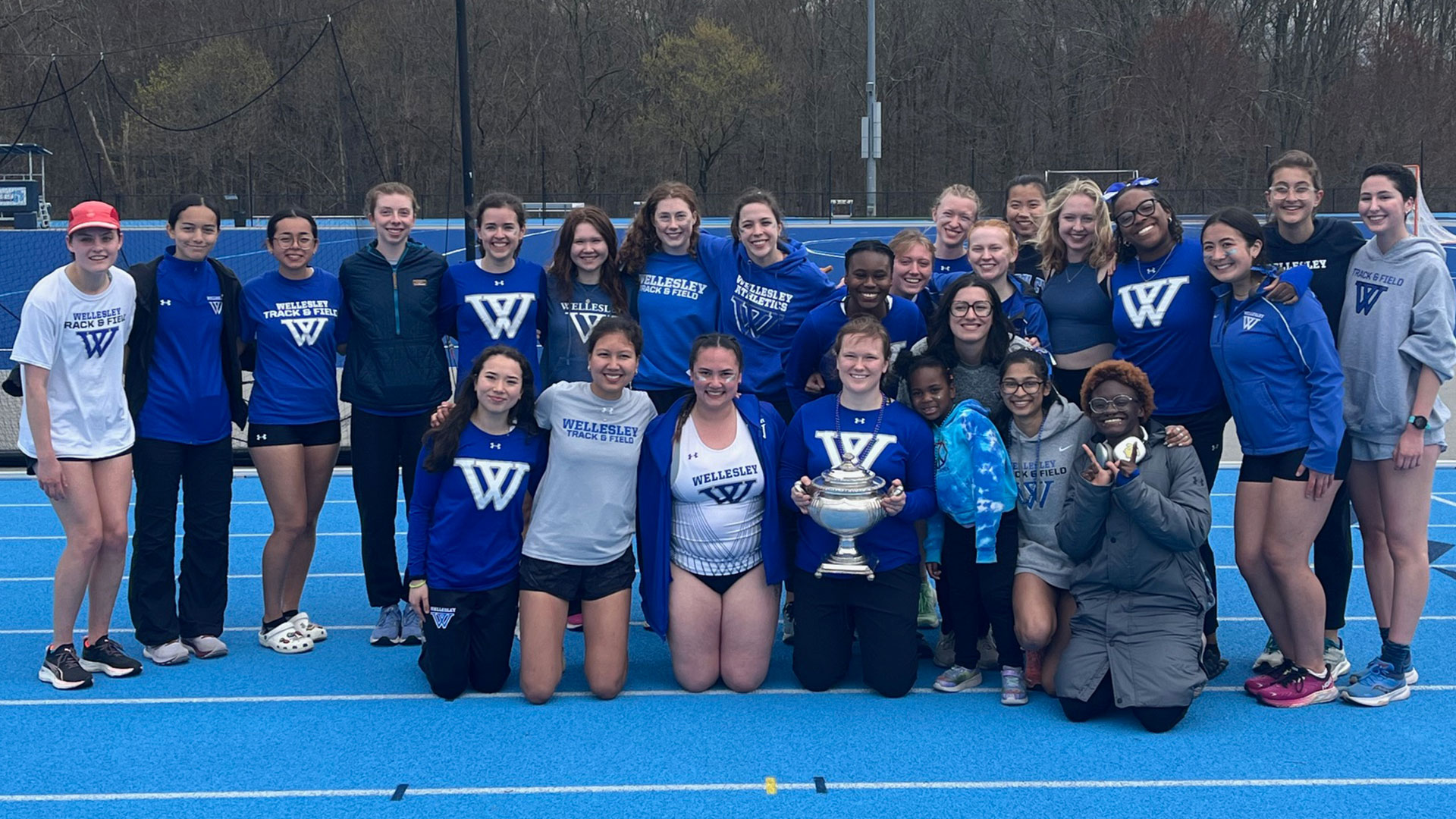 Wellesley track & field defeated Smith and Mount Holyoke in a tri-meet on Saturday (Keith Cunningham)