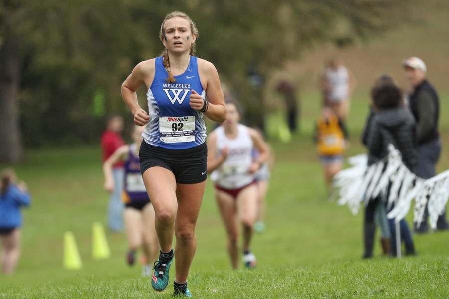 Grace Cowles is the fourth individual champion for the Blue in the last five year (Bryn Mawr Athletic Communications).