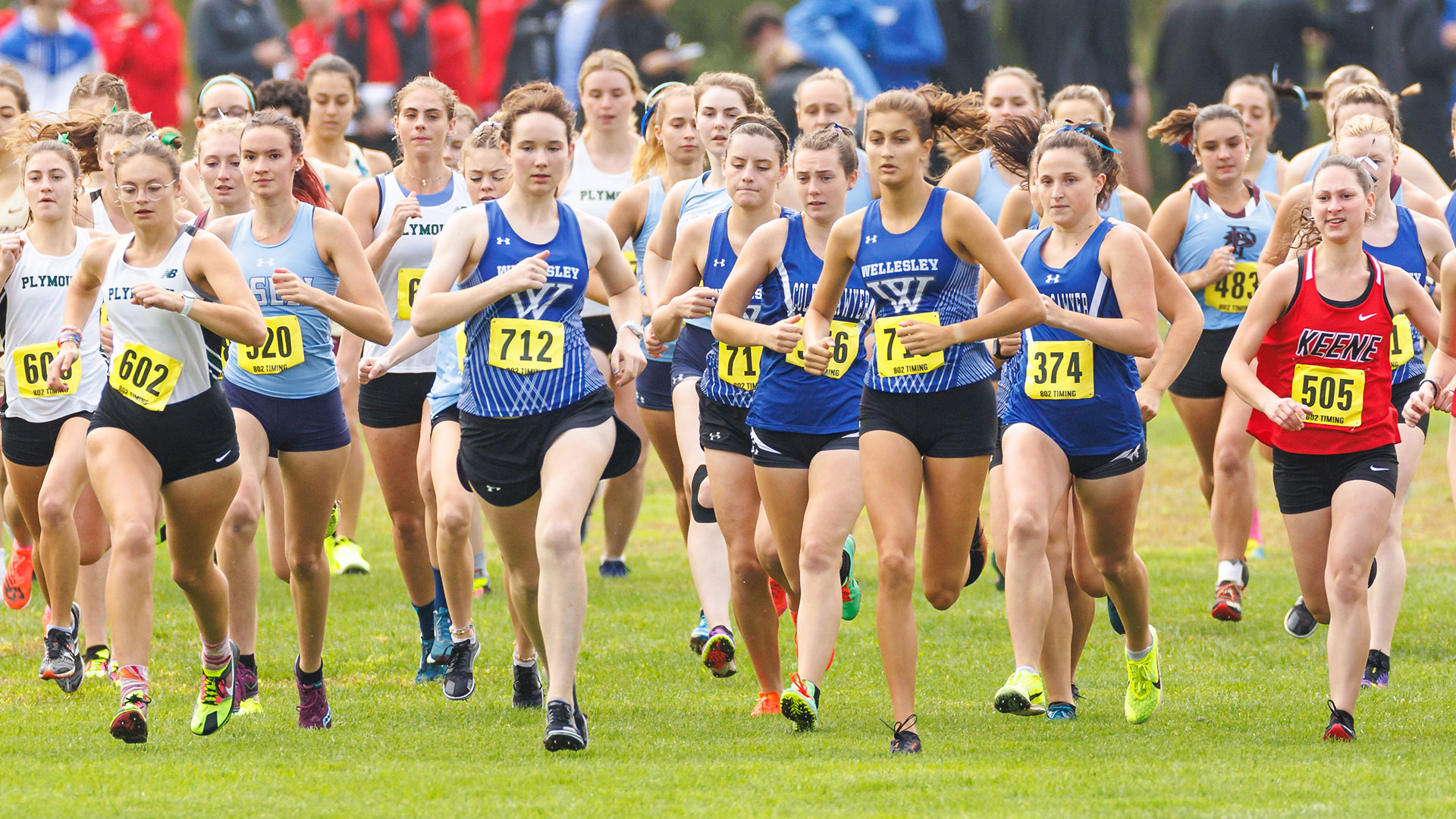 Wellesley cross country races at 12:00 PM on Saturday in the NEWMAC Championships (Frank Poulin)