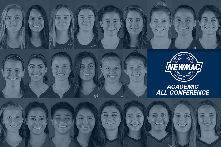 24 Wellesley Student-Athletes Earn Fall NEWMAC Academic All-Conference Honors