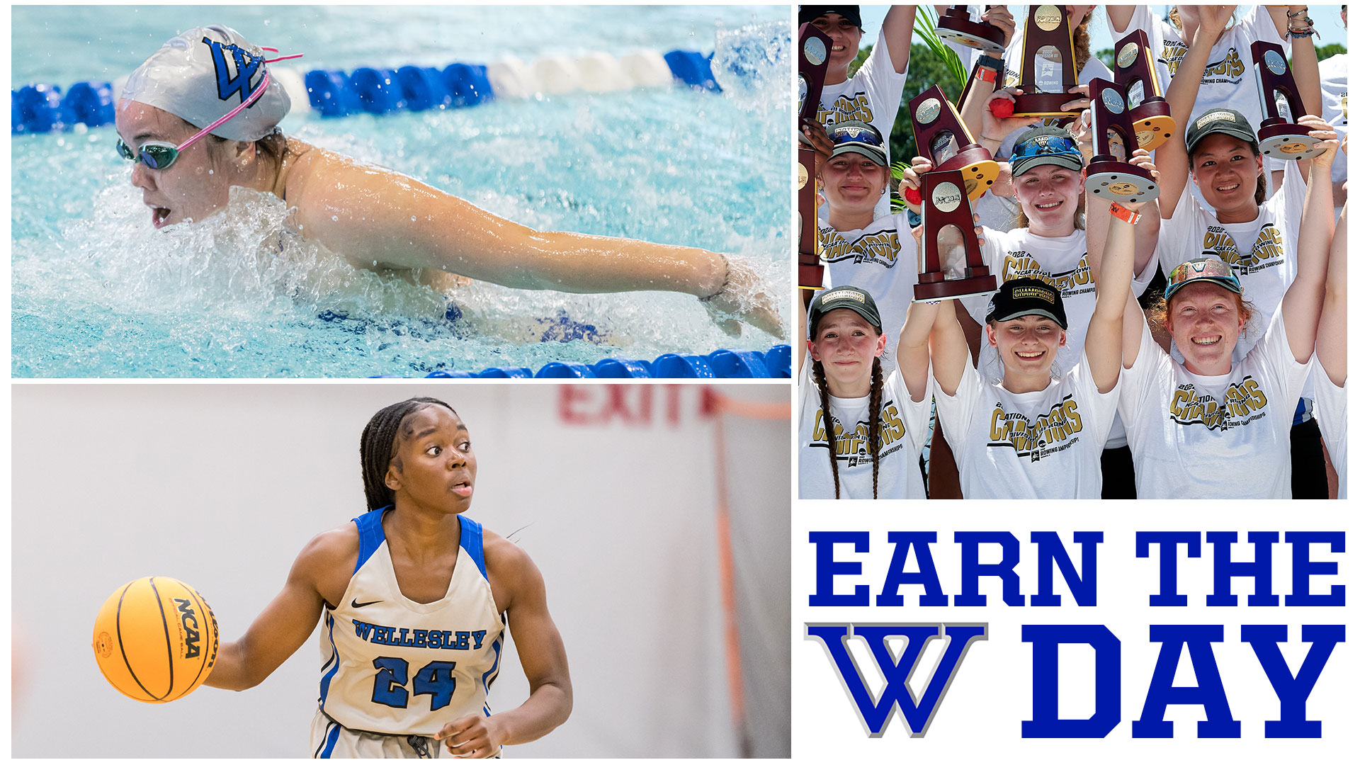 Basketball, Swimming & Diving to Host Earn The W Day "Beach Party"; Blue Crew NCAA Championship Banner Ceremony on Saturday, January 28th