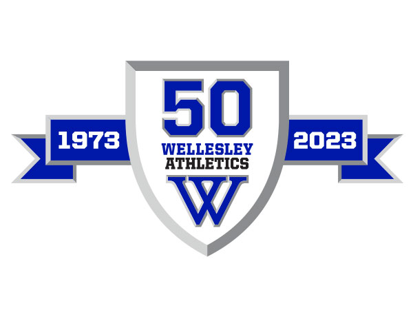Wellesley Athletics 50th Anniversary Logo