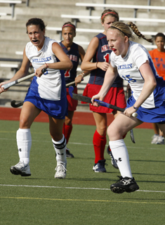 Lewis Scores Five in Field Hockey Win over WPI