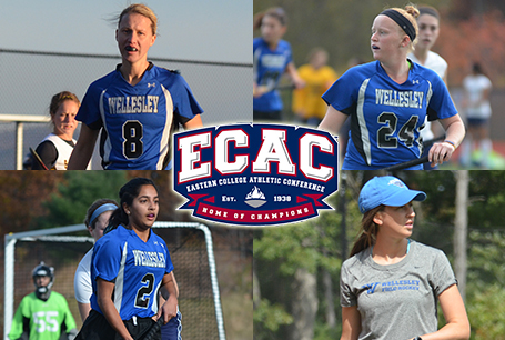Blue Field Hockey Lands Three on ECAC All-Star Teams; King Named Coach of the Year