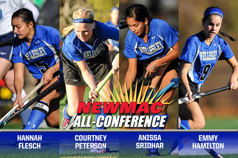 Blue Field Hockey Garners Four NEWMAC All-Conference Selections