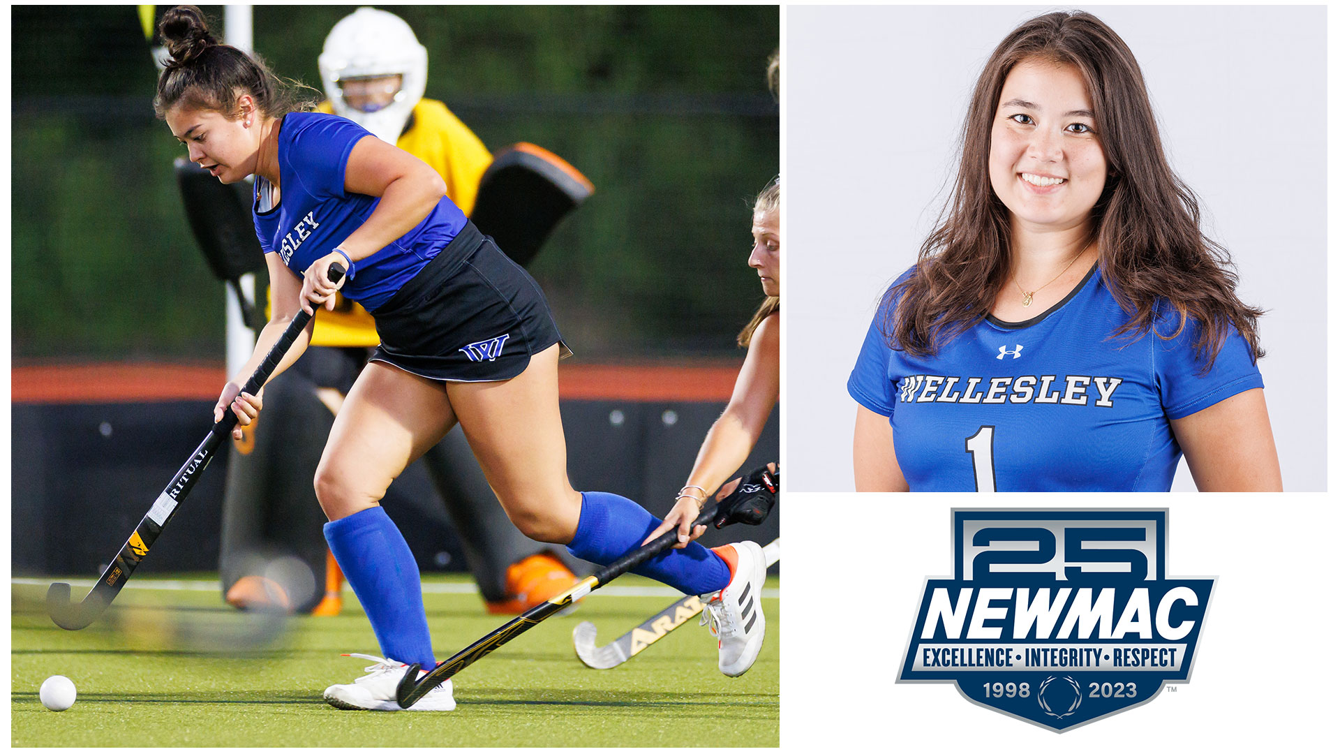 Alex Lenart has been named the NEWMAC Field Hockey Offensive Athlete of the Week (Frank Poulin).