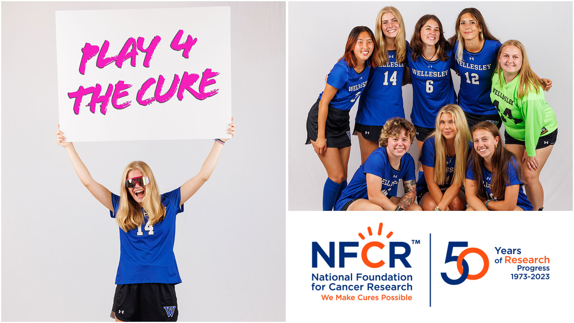Wellesley field hockey will host its Play4TheCure Game on Saturday, October 14 (Frank Poulin).