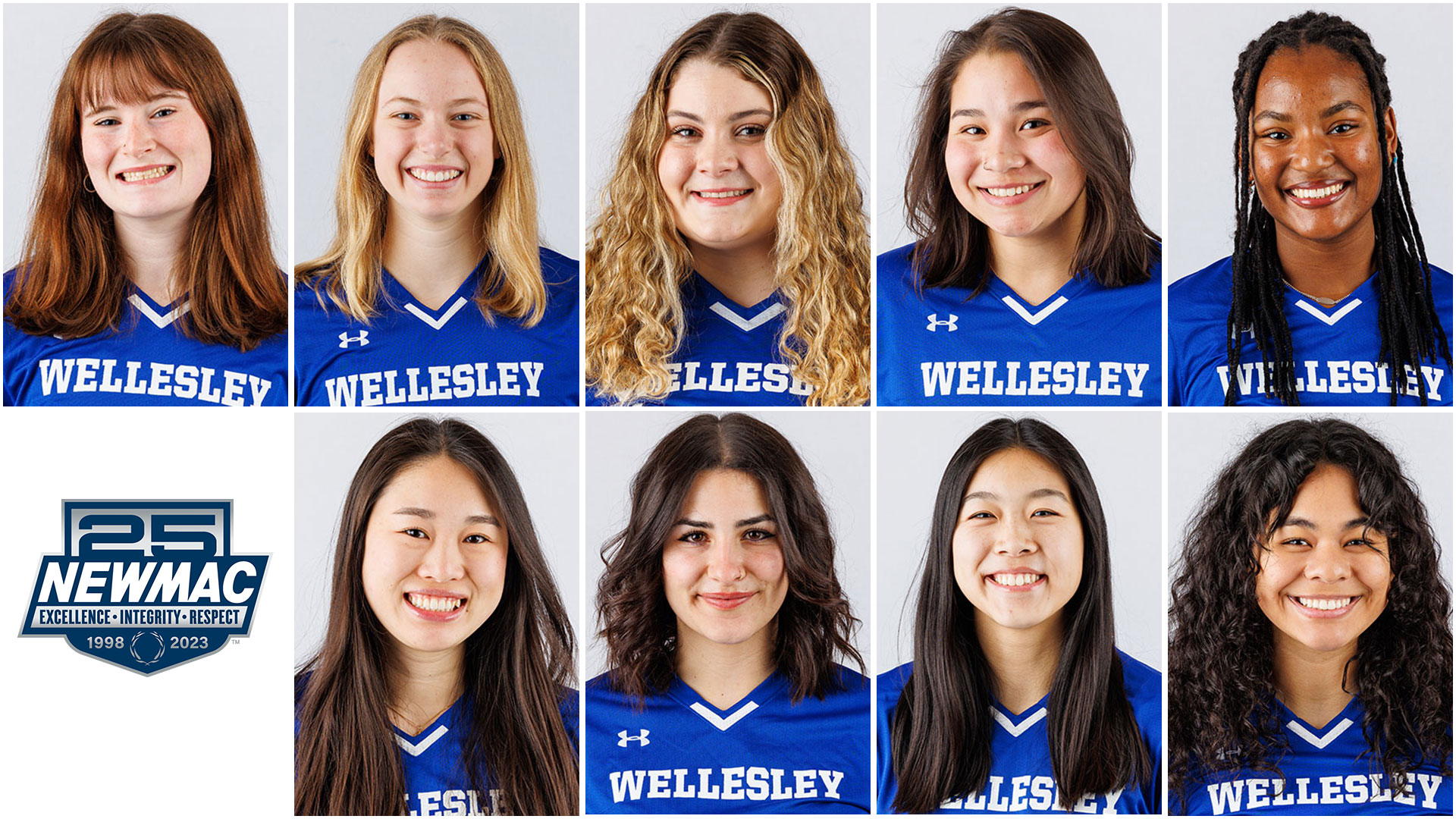 Nine members of Wellesley softball earned NEWMAC Academic All-Conference honors (Frank Poulin)