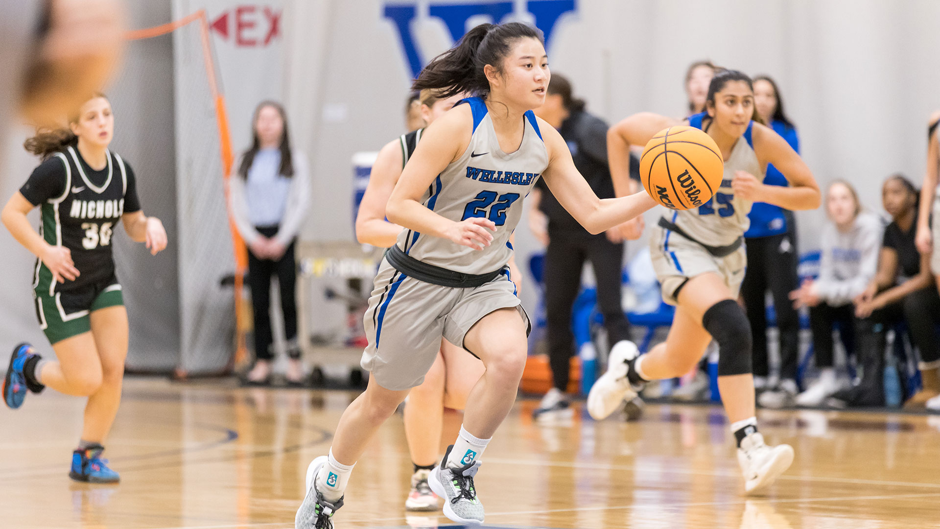 Chae Scores 20 as Blue Basketball Falls to SUNY Canton, 47-40
