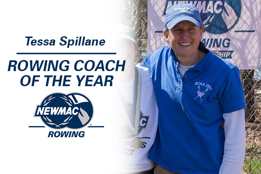 Wellesley's Tessa Spillane has now earned NEWMAC Coach of the Year honors seven times (Frank Poulin).