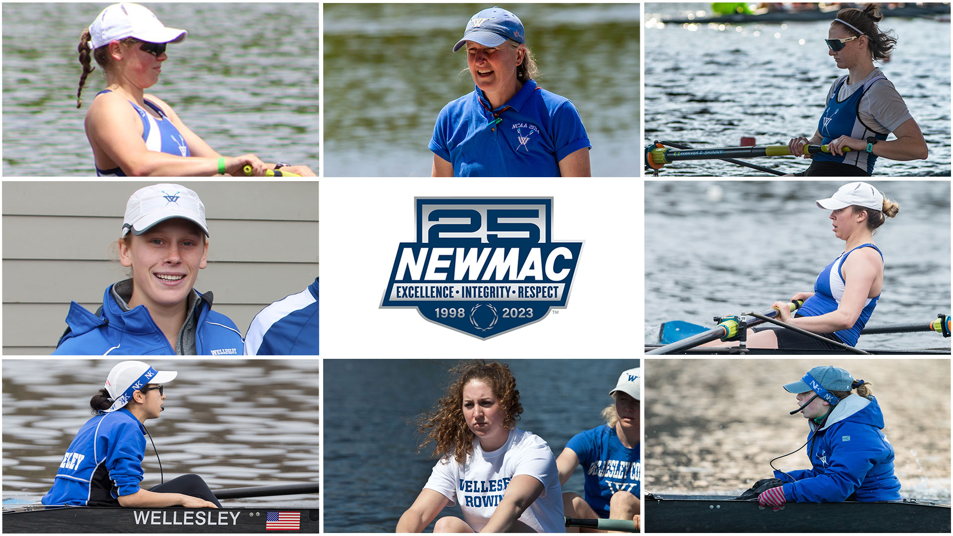 Seven Members of Blue Crew, Spillane Honored on 25 Year All-NEWMAC Team