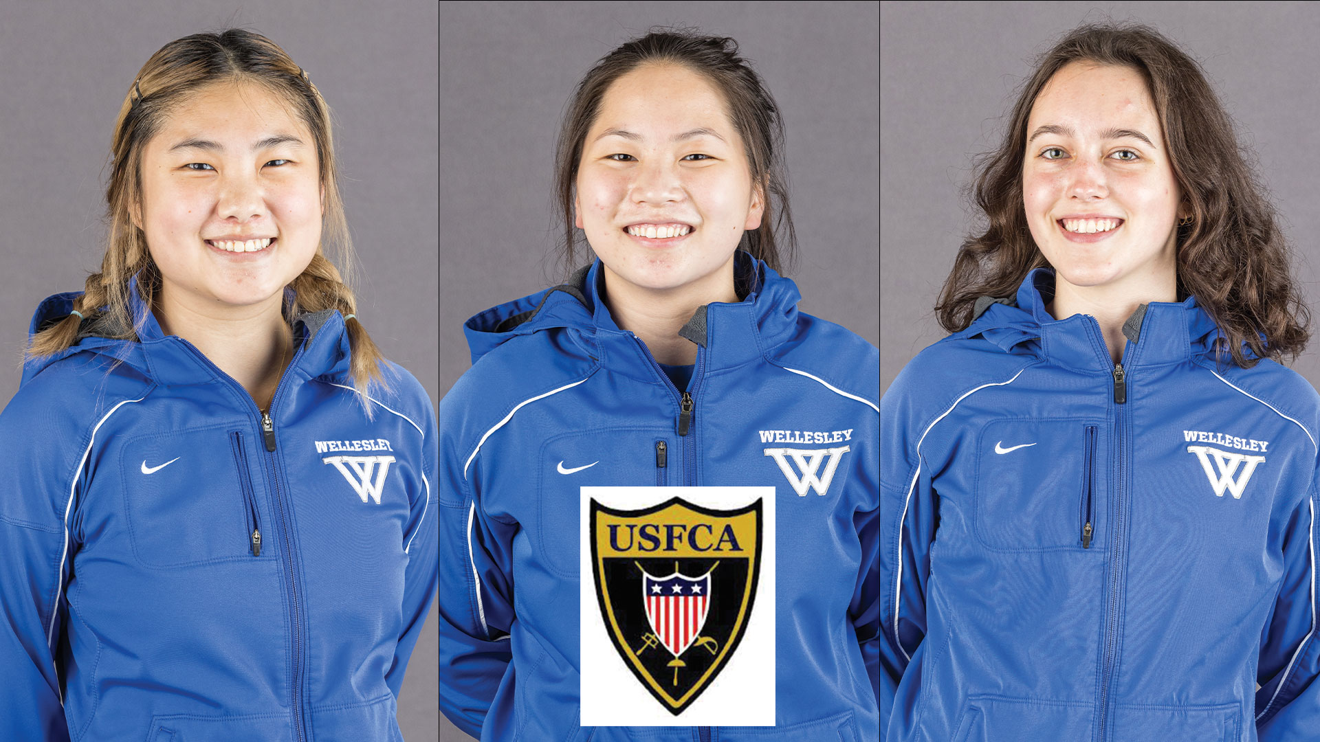 Kimura (left), Gilioli (middle), and Boodell (right) all earn All-America honors (Frank Poulin Photography)