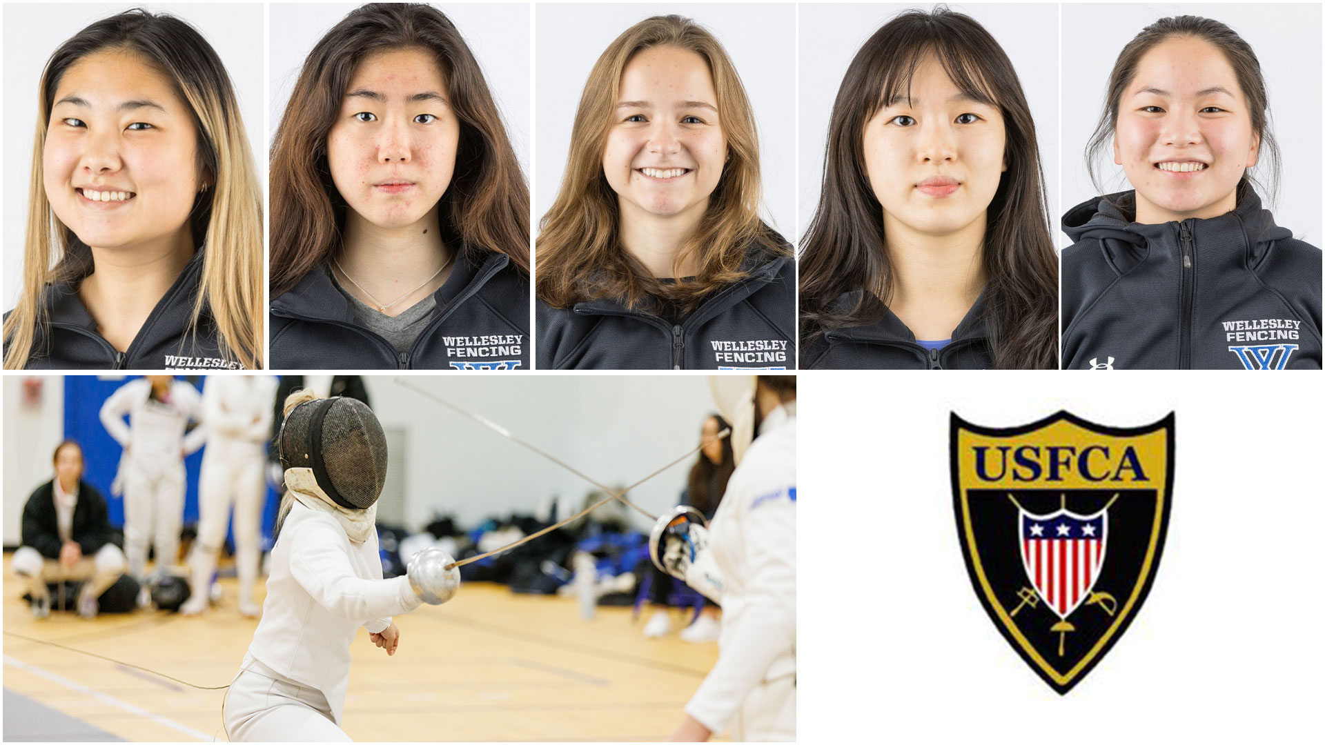 Five Wellesley Fencer were named to the USFCA All-Region team.