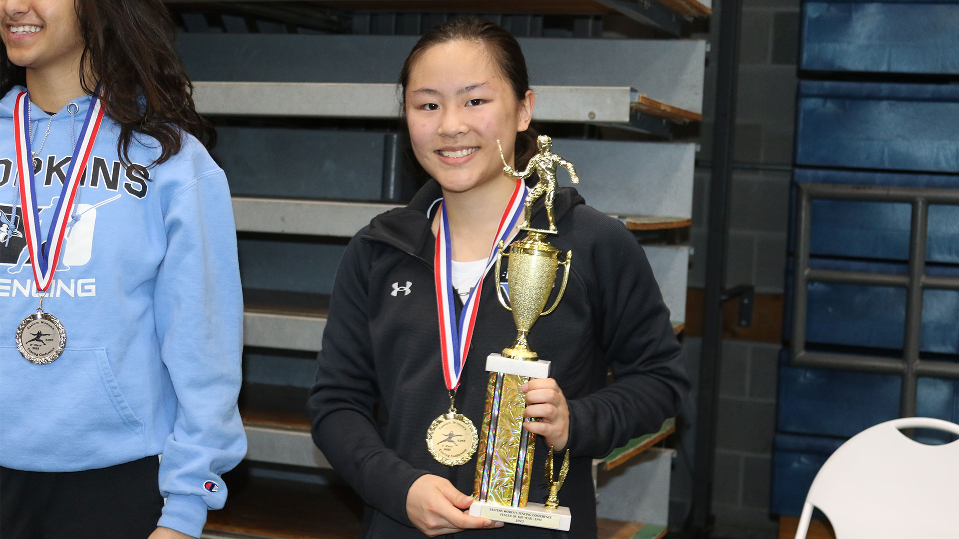 Michelle Pan '26 is the EWFC Epee Fencer of the Year