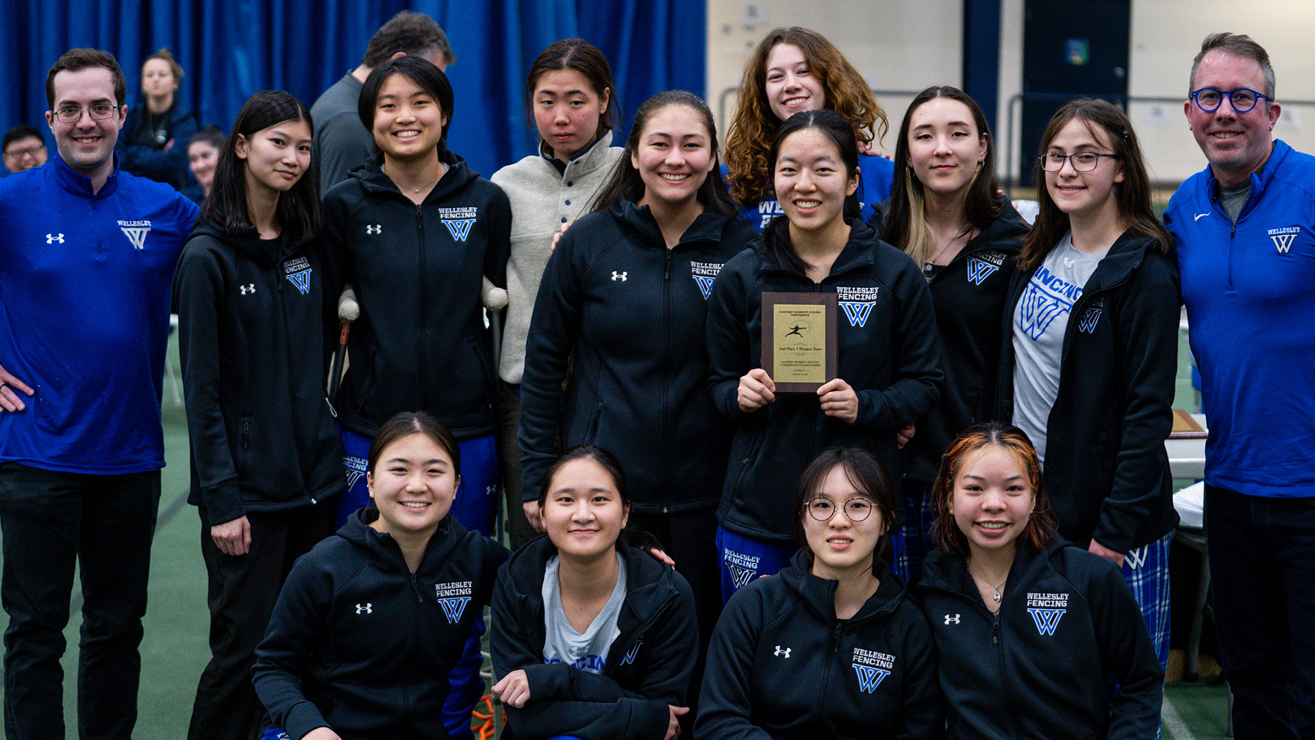 Wellesley College fencing went 5-1 in team competition at the EWFC Championships (Drew University Athletics)