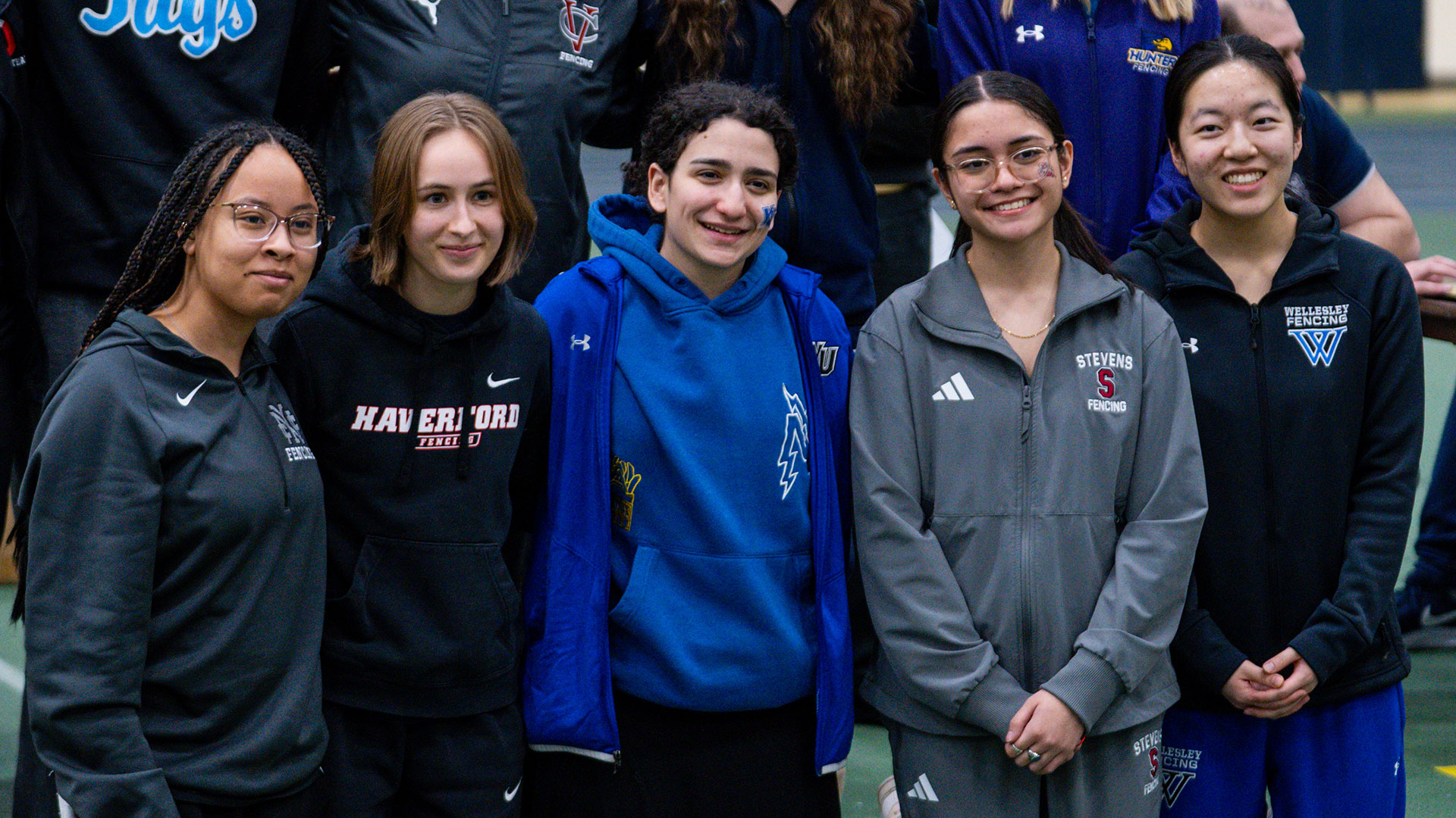Five Members of Blue Fencing Selected to EWFC All-Conference Team