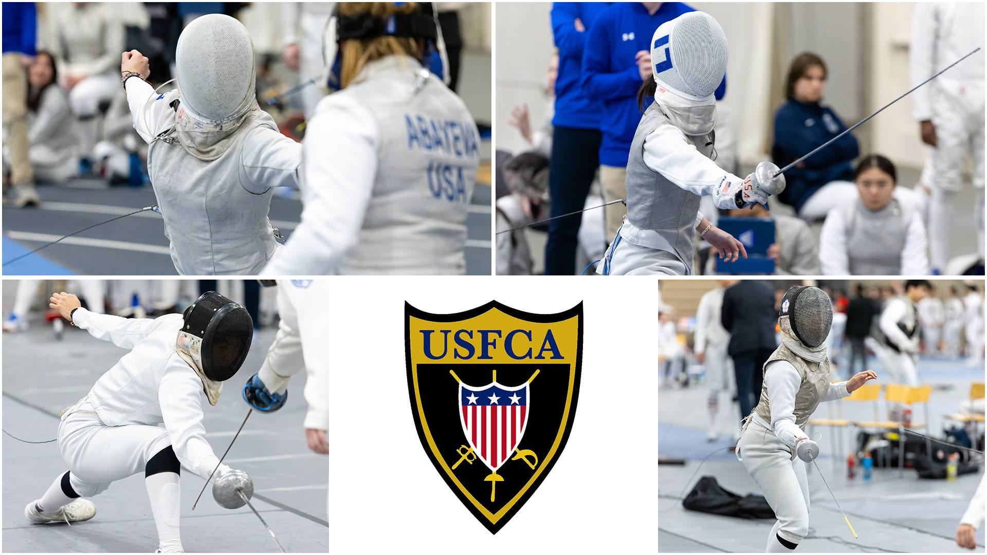 Four members of Wellesley fencing made the USFCA All-Region team (Frank Poulin)