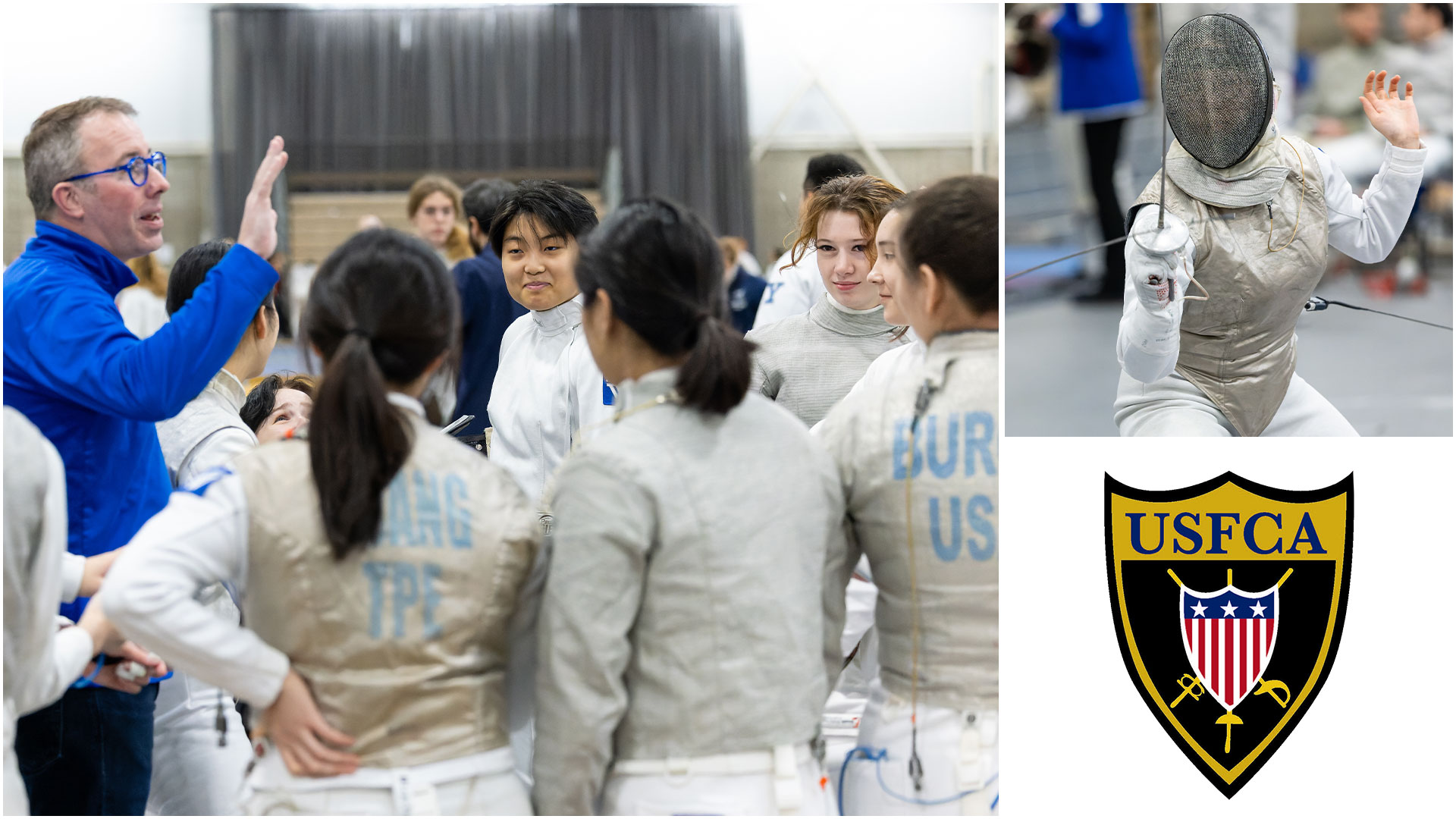 Wellesley fencing received the USFCA All-Academic Team honor and 11 members earned individual honors (Frank Poulin)