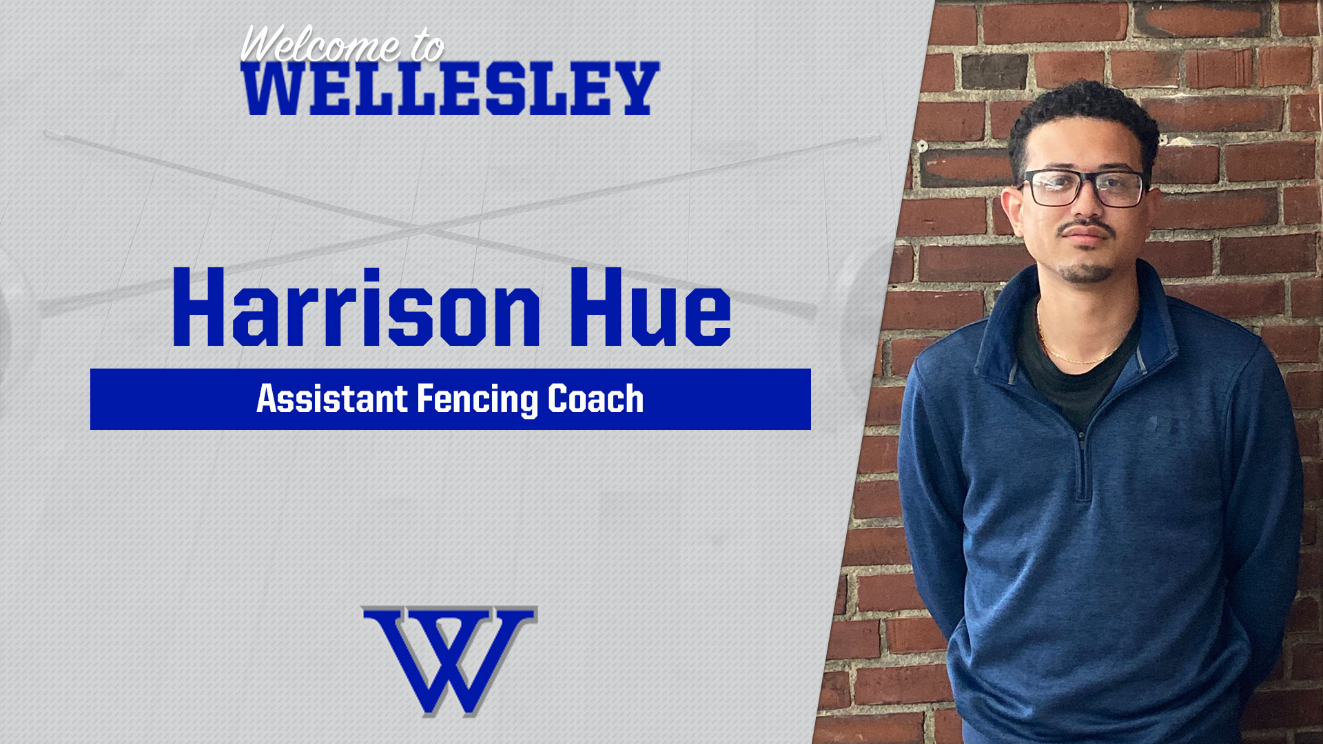 Harrison Hue joins Wellesley College fencing as a sabre coach