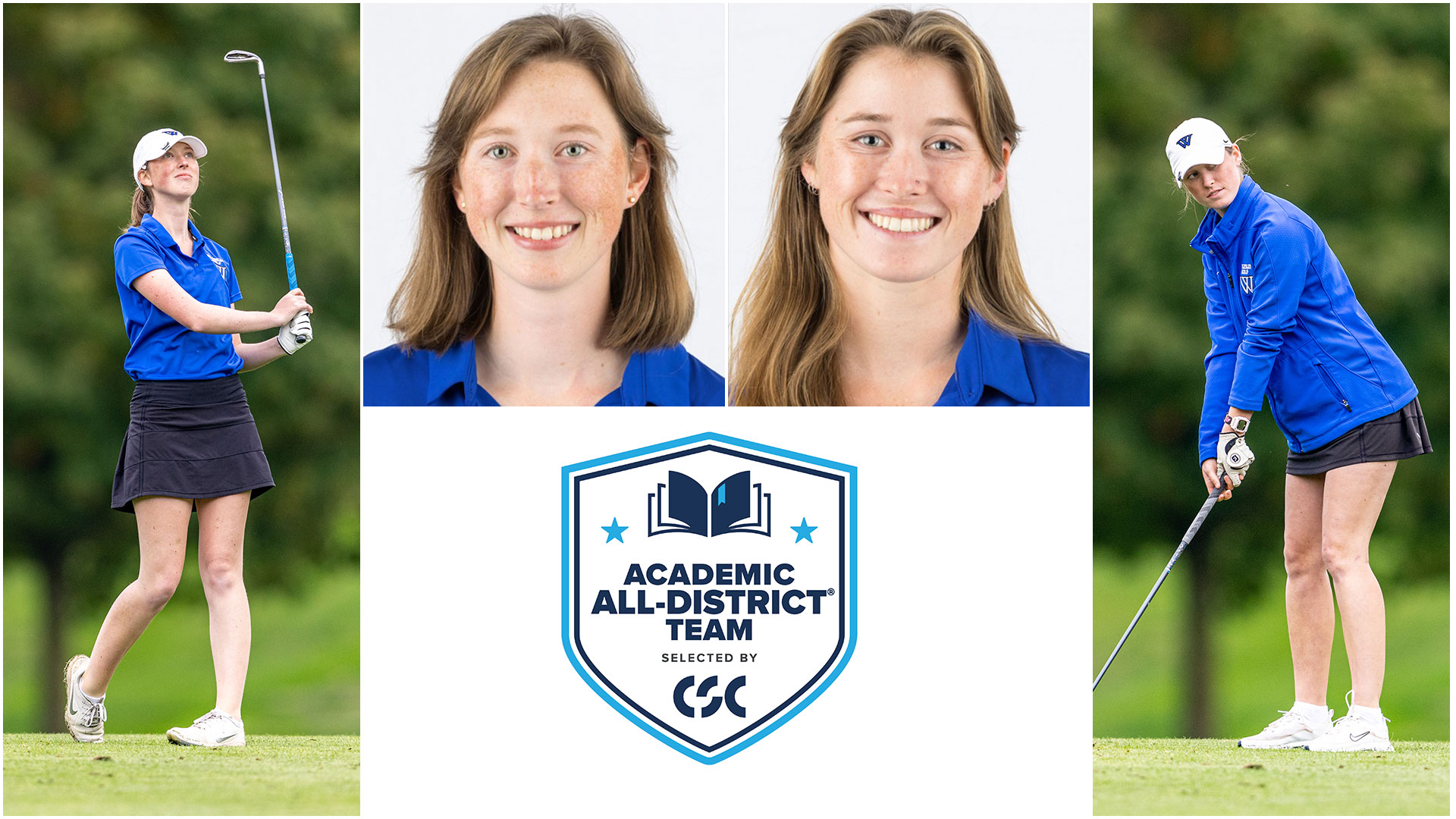 Caroline MacVicar '23 and Kate MacVicar were named to the CSC Academic All-District Team.