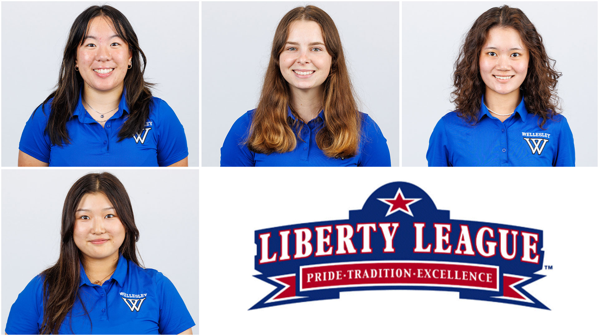 Four members of Wellesley Golf made the Liberty League All-Academic Team (Frank Poulin)