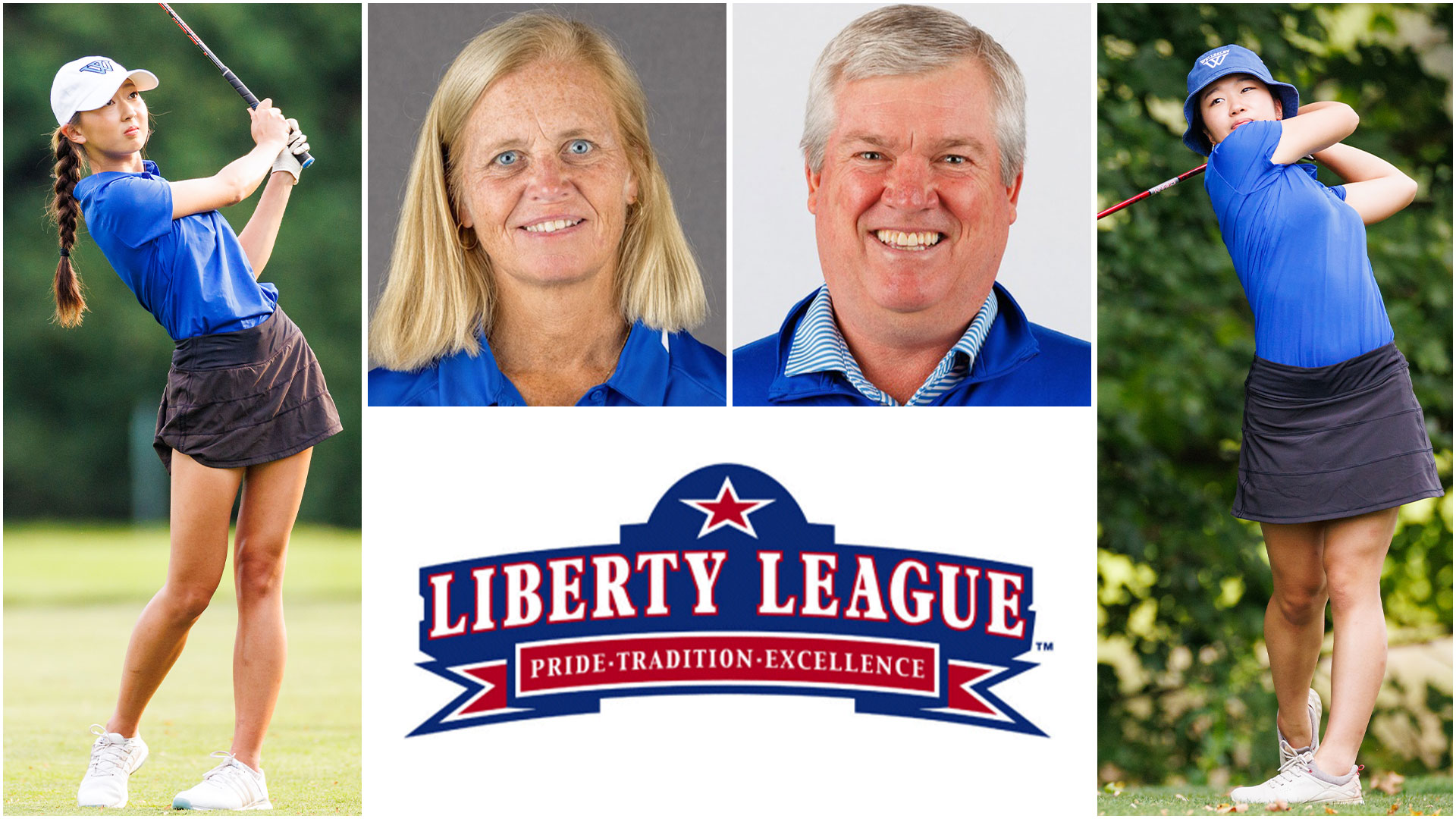 Wellesley College golf earned the Liberty League Performer, Rookie and Coach Staff of the Year (Frank Poulin)