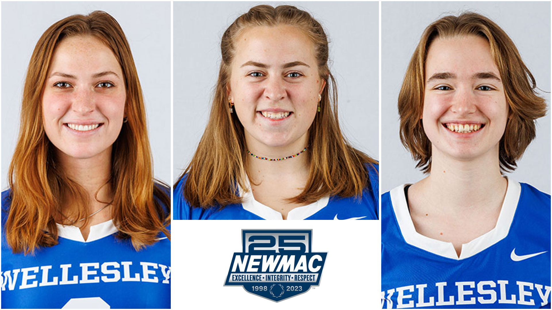 Three members of Wellesley lacrosse earned NEWMAC Academic All-Conference honors.