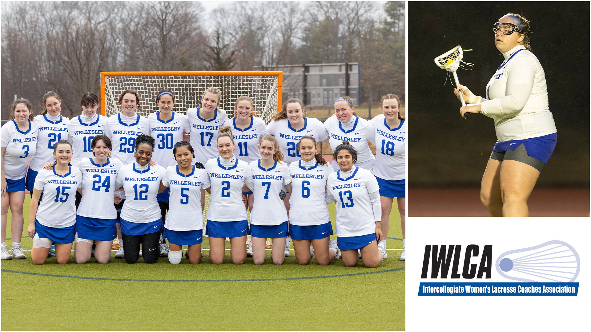 Wellesley lacrosse has been named an IWLCA Academic Honor Squad (Frank Poulin)