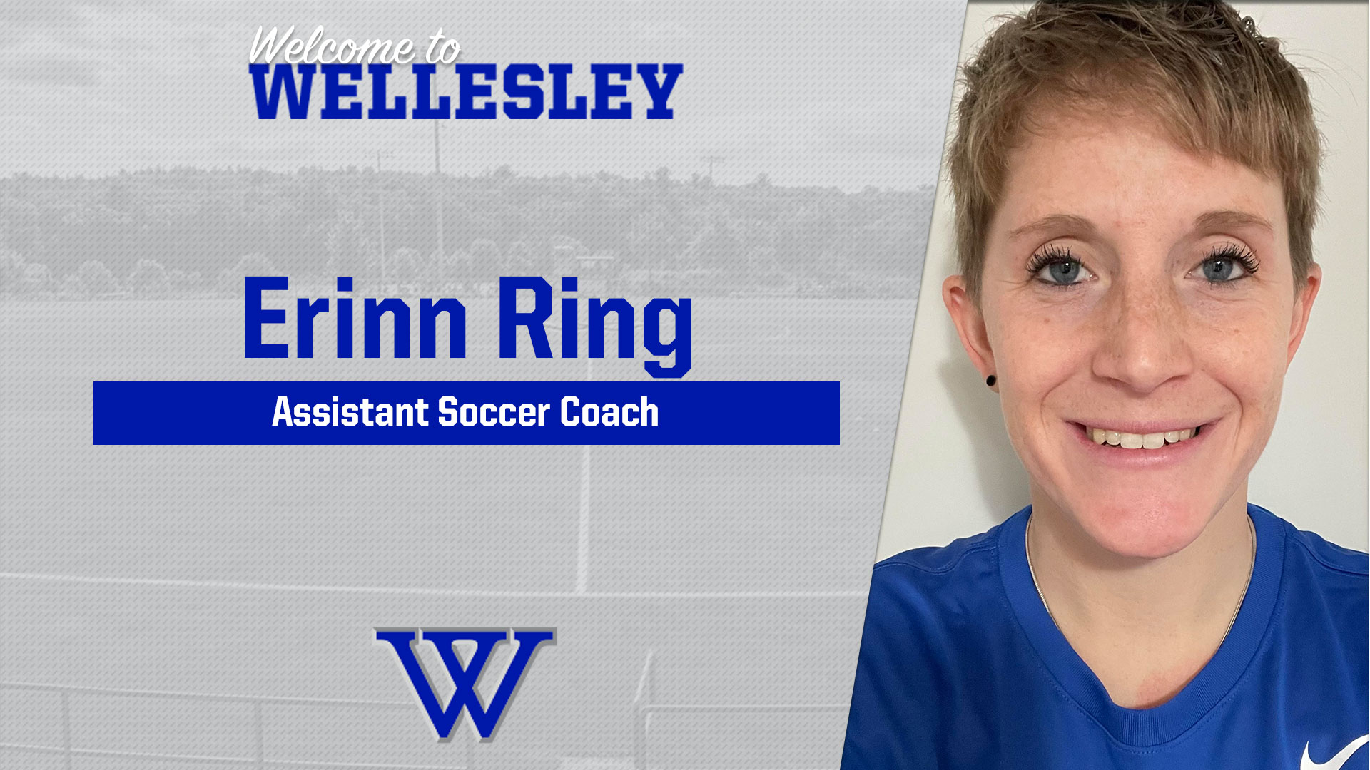 Erinn Ring will join the Blue as an Assistant Soccer Coach