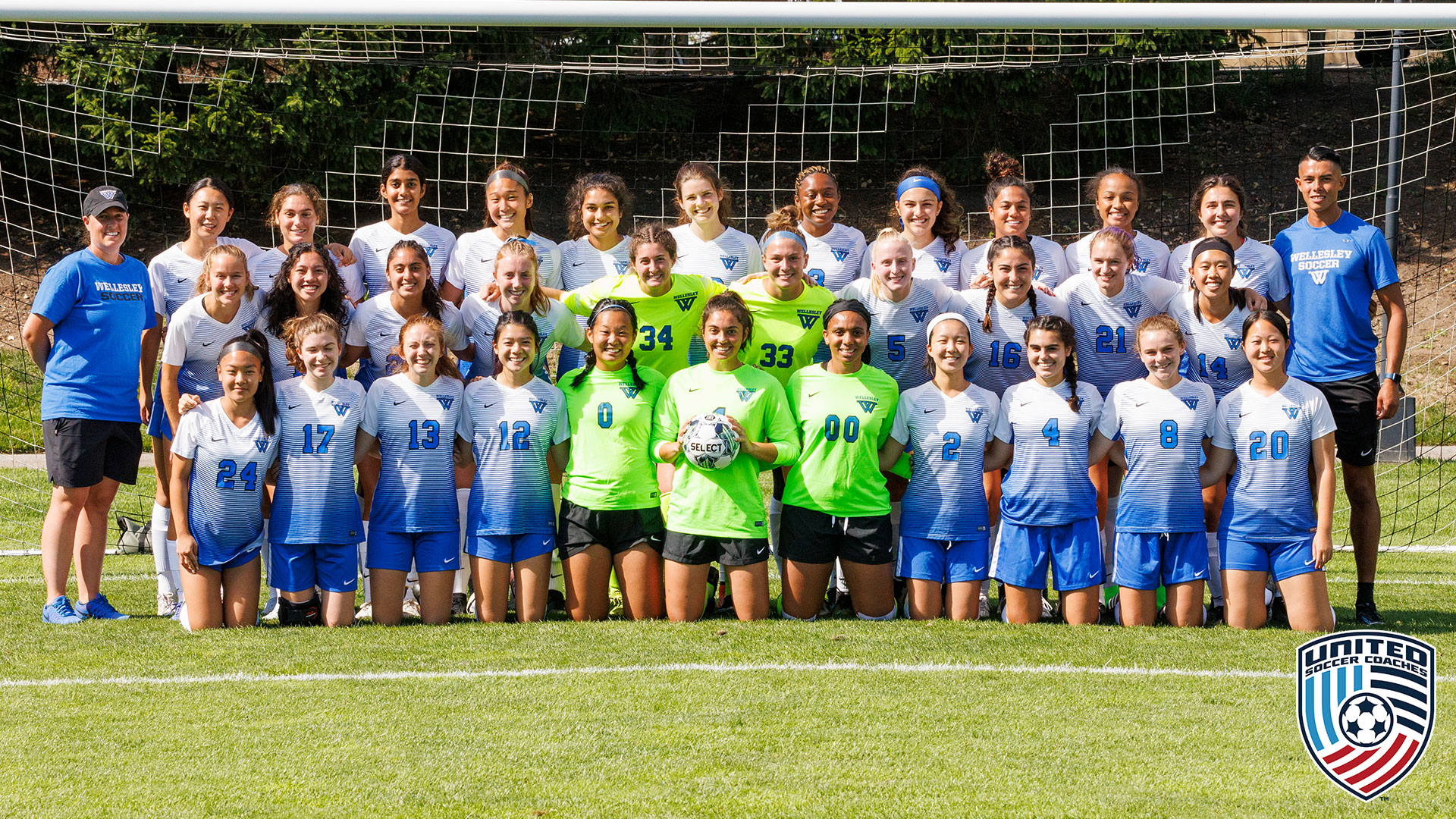 Wellesley soccer earned the United States Coaches College Team Academic Award for a seventh straight year (Frank Poulin)