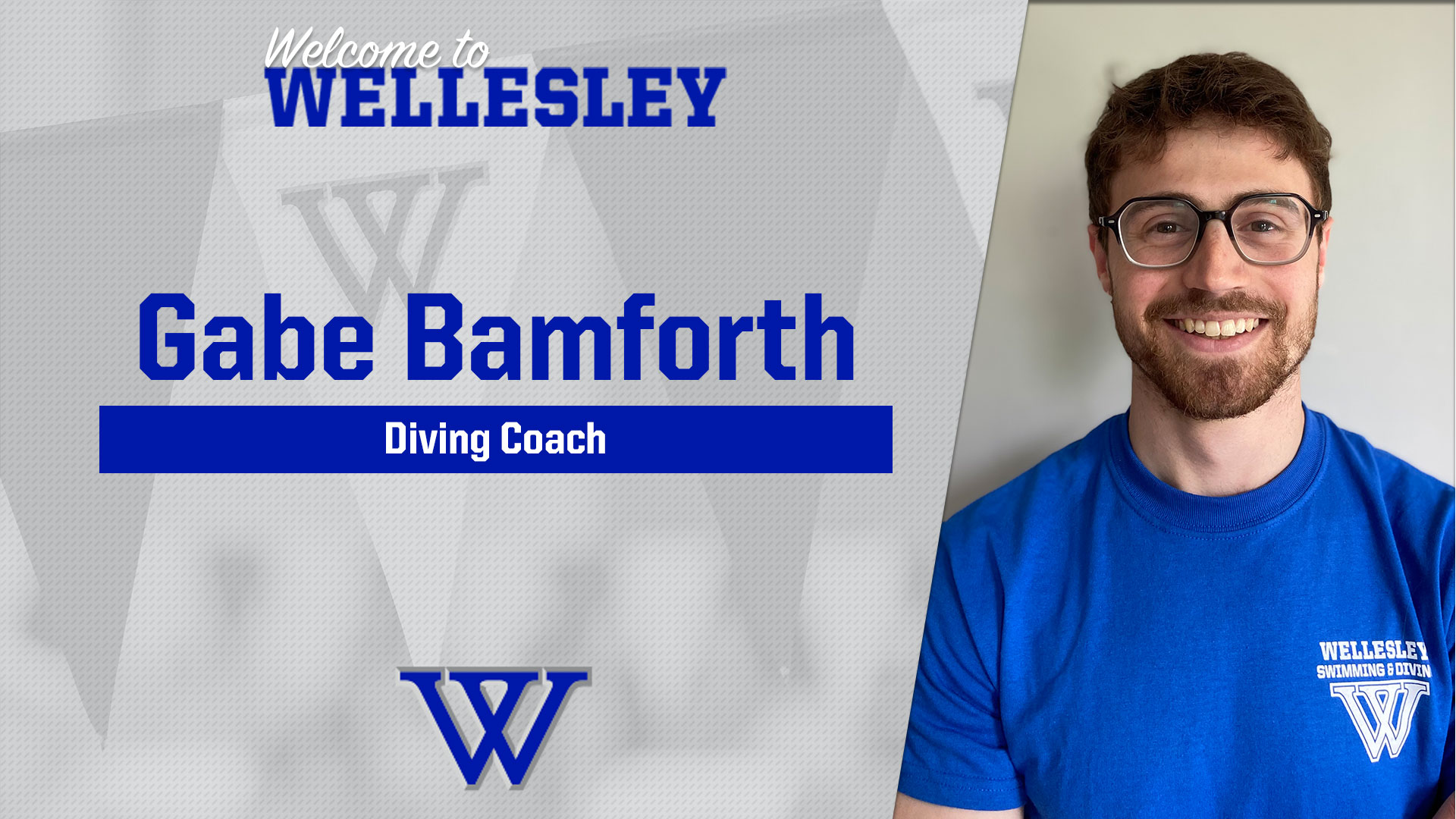 Gabe Bamforth is the new Diving Coach for the Blue.