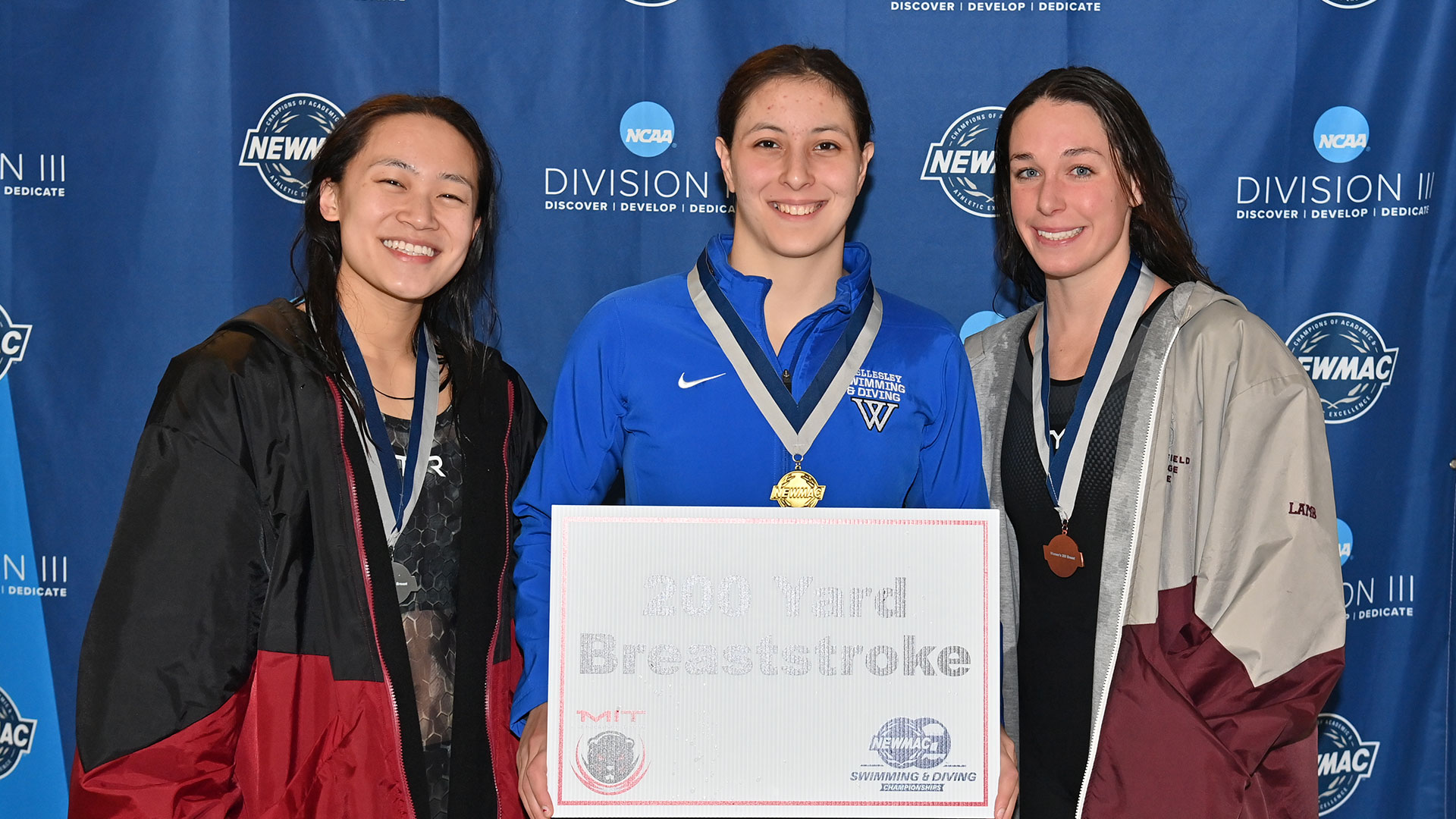 Wellesley Swimming &amp; Diving Finishes Fifth at NEWMAC Championships; Sekhon Victorious in 200 Breaststroke