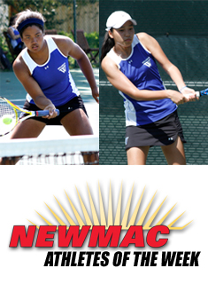 Granger/Lee Named NEWMAC Doubles Team of the Week